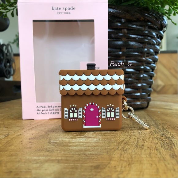 Kate Spade Gingerbread House AirPods Case - Picture 5 of 9